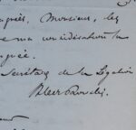 Lettre de Michel Kleczkowski pendant l'expédition de Chine sur la défense de Shanghaï