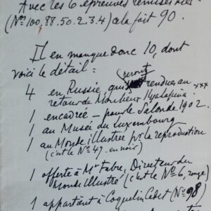 Lettres de l'illustrateur Louis Malteste sur son portrait de Léon Tolstoï