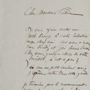Auguste Rodin à Pichon : "Je vais faire couler un petit bronze à votre intention"