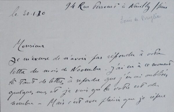 Le Nobel de physique Louis de Broglie & le vin Mariani à la cocaïne