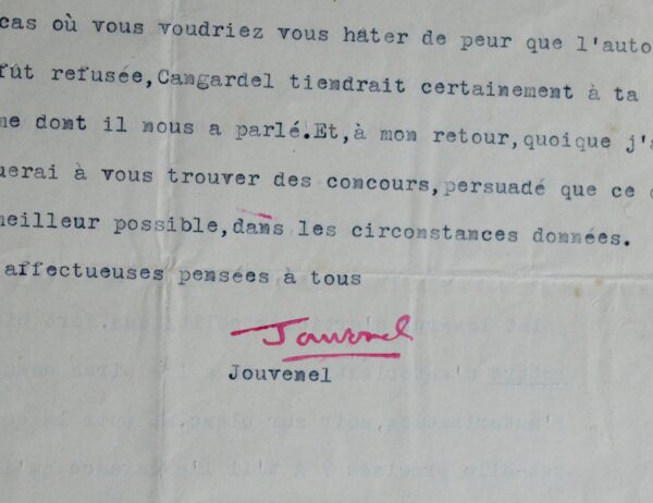Bertrand de Jouvenel ne veut plus participer à la création d'une revue après la défaite française