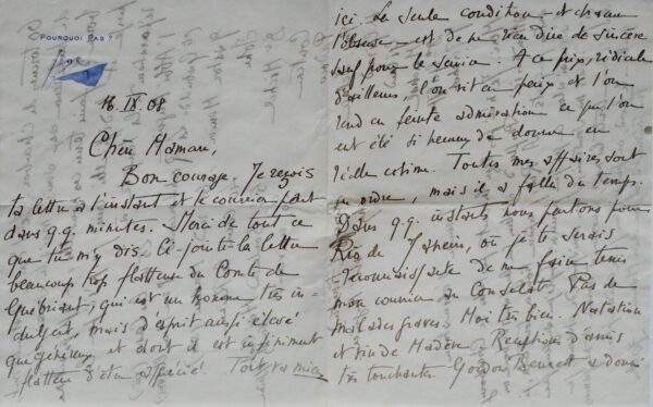 Jacques Liouville embarque pour la seconde expédition polaire du Pourquoi Pas ?