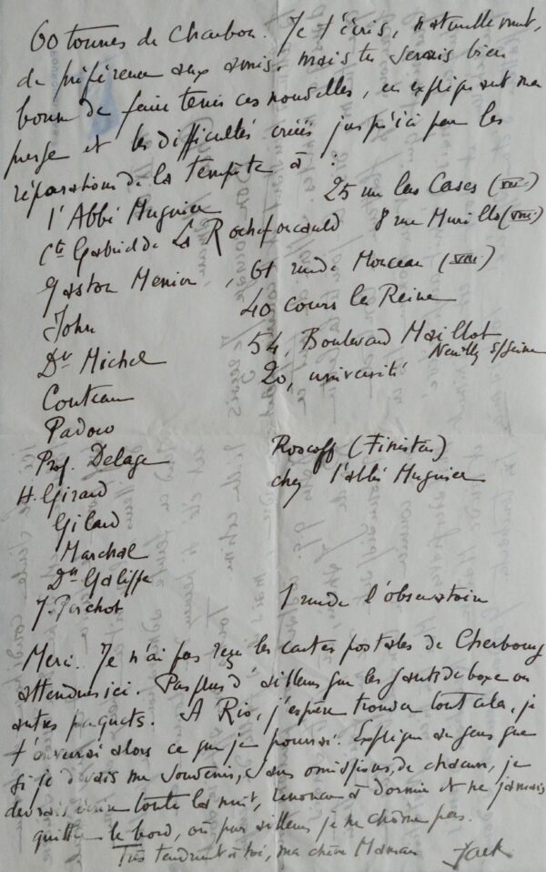 Jacques Liouville embarque pour la seconde expédition polaire du Pourquoi Pas ?