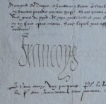 Superbe lettre de François Ier au duc de Guise