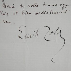 1888 : Émile Zola évoque sa possible candidature à l'Académie française