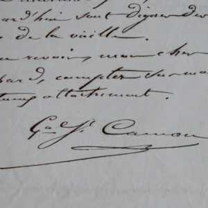 Deux belles lettres du général Camou, durant le siège de Sébastopol