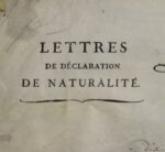 Louis XVIII accorde des lettres de naturalité à un Savoyard