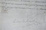 Brevet d'enseigne de vaisseau de Latouche-Tréville
