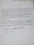 Lettre de l'Abbesse de Chelles, Anne de Clermont-Gessan