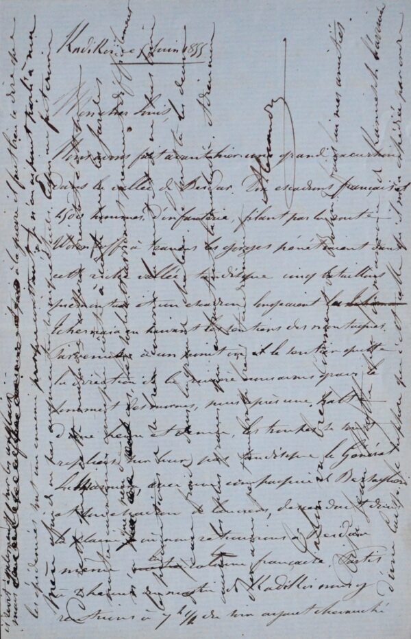 Passionnant témoignage d'un officier durant la guerre de Crimée, à Kadikoï