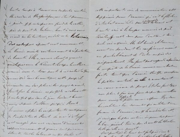 Passionnant témoignage d'un officier durant la guerre de Crimée, à Kadikoï