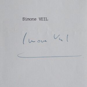 Pour Simone Veil, l'Europe est le garde-fou contre les dangers encourus par la France