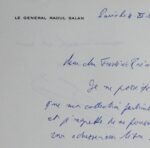 Le général Raoul Salan promet de dédicacer son livre