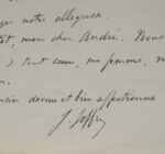 Le maréchal Joffre commente la chute du ministère Herriot