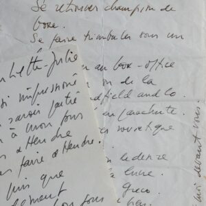 Belles lettres de Michel Piccoli, amoureux de Juliette Greco