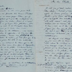 Deux denses lettres du mathématicien Irénée-Jules Bienaymé à Michel Chasles