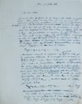 Belle lettre de mathématiques de Bienaymé à Michel Chasles, au sujet de la formule de Cantor
