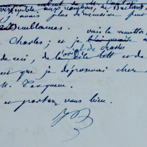 Belle lettre de mathématiques de Bienaymé à Michel Chasles, au sujet de la formule de Cantor