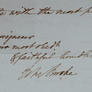 Belle lettre du philosophe irlandais Edmund Burke sur la Révolution française et Louis XVI