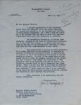 Lettre de John D. Rockefeller à Edouard Herriot sur l'Institut International de Coopération Intellectuelle