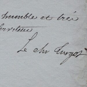 Lettre du naturaliste et gouverneur de Guyane, Étienne-François Turgot