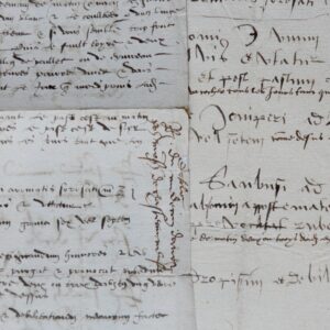 Ensemble de deux recettes médicales manuscrites du début du XVIe siècle
