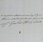 Lettre de l'archevêque d'Aix, Mgr Vintimille du Luc, à la marquise de Rhodes