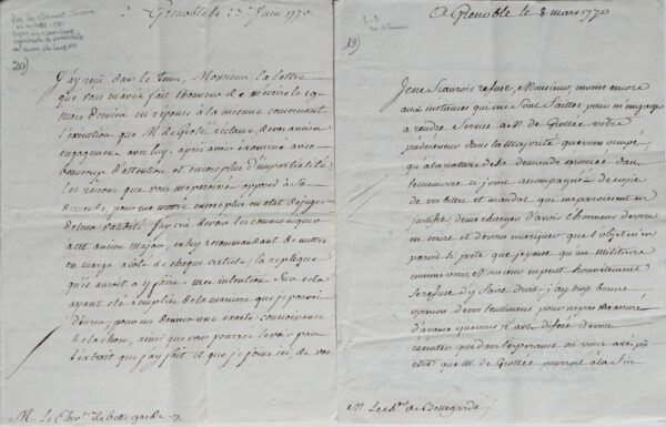 Le doyen des maréchaux de France Gaspard de Clermont-Tonnerre, joue le médiateur