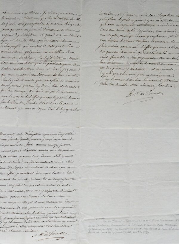 Le doyen des maréchaux de France Gaspard de Clermont-Tonnerre, joue le médiateur