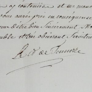 Le doyen des maréchaux de France Gaspard de Clermont-Tonnerre, joue le médiateur