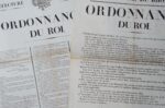 Deux affiches des "ordonnances de Saint-Cloud", prélude à la Révolution de 1830
