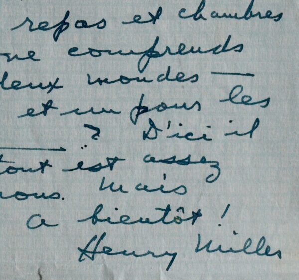 Pour Henry Miller, "Il y a deux mondes - un pour les richards et un pour les pauvres"