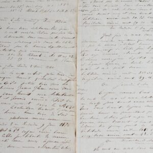 Journal de bord manuscrit d'un navire de pêche à Terre-Neuve (1820-1821).