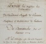 Le miniaturiste André Pujos reçu à l'Académie de peinture de Toulouse