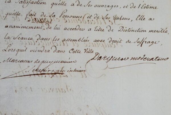 Le miniaturiste André Pujos reçu à l'Académie de peinture de Toulouse