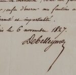 Louis-Marie de Belleyme prête serment à Charles X pour les élections de Périgueux