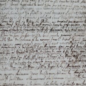 Manuscrit du jésuite Nicolas Patouillet sur les états généraux de Franche-Comté