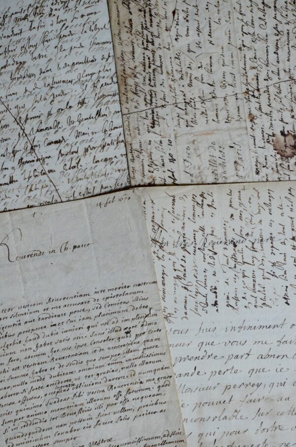 4 lettres adressées au jésuite Nicolas Patouillet