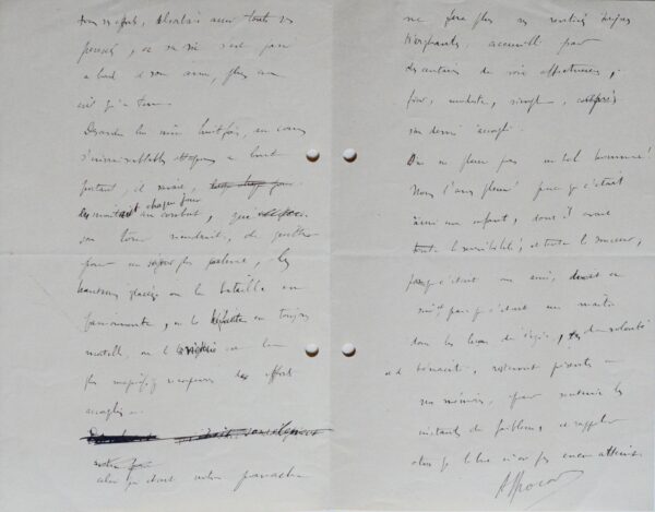 Bel éloge de Georges Guynemer par le commandant de l'Escadrille des cigognes