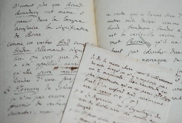 Deux notes étymologiques de l'antiquaire et archéologue Ennius-Quirinus Visconti