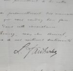 Faidherbe intercède pour une nomination à l'Observatoire de Montsouris