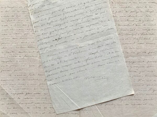 Passionnante lettre de Pierre Loti, de Valparaiso, avant de partir pour l'île de Pâques et Tahiti