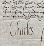 Ordre de paiement de Charles IX pour la sénéchaussée de Dinan