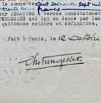 Charles Nungesser vend le matériel de l'Ecole d'aviation d'Orly