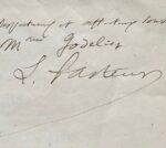 Dédicace de Pasteur sur son discours de réception à l'Académie française