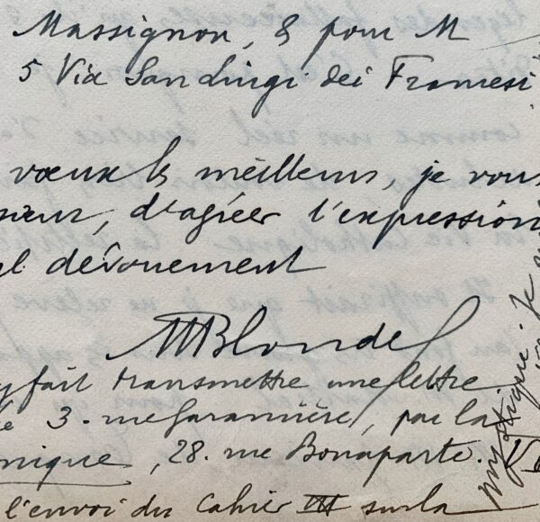 Le philosophe Maurice Blondel lance une contre attaque dans La Vie Catholique