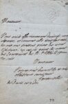 Rare lettre de Fontenelle à l'abbé Jean Hautefeuille