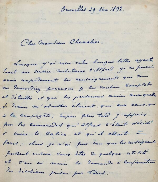 Eugène Ysaÿe s'intéresse au sort d'un jeune virtuose