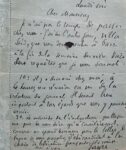 Lettre de Jean Jaurès à Anatole France évoquant la fondation de l'Humanité