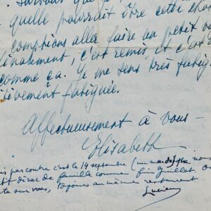 Magnifique correspondance d'Elsa Triolet à Pierre Seghers, écrite sous l'occupation